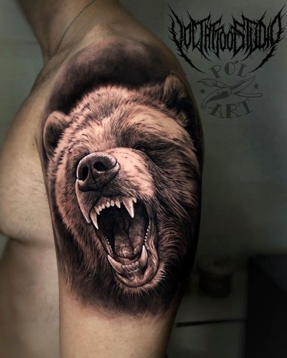 Tatuagens Masculinas de Urso