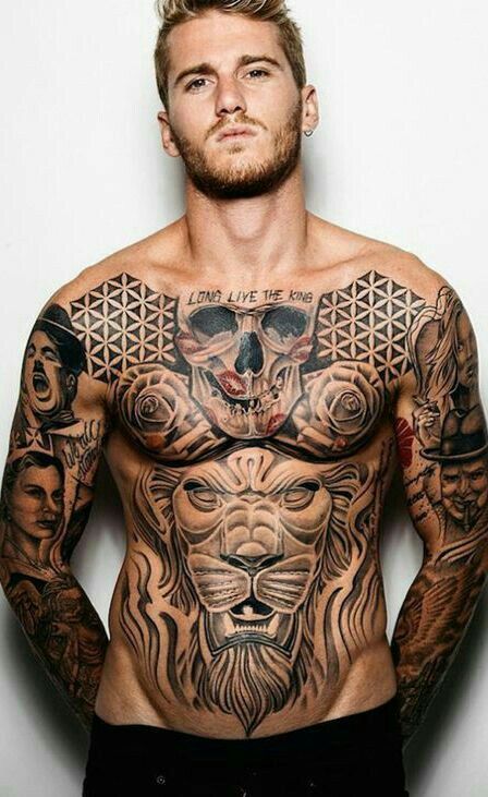 Tatuagens Masculinas na Barriga