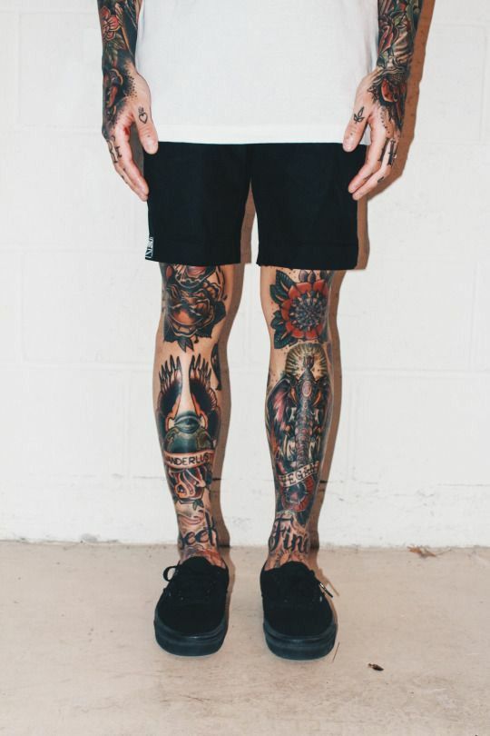 Men's Knee Tattoos: +40 Inspirations