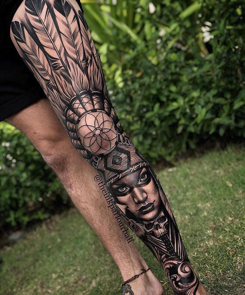 Tatuajes para hombres en la rodilla