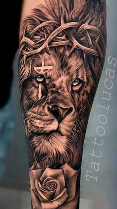 Top 98+ imagen tatuajes leones para hombres