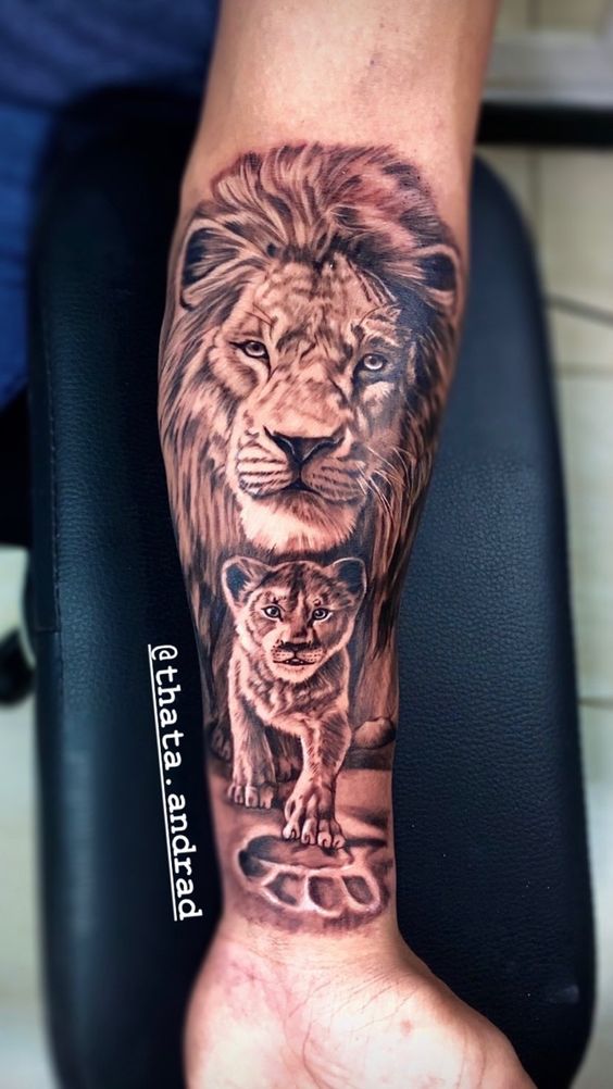 Tatuajes de leones para hombres: +60 inspiraciones | New Old Man   Blog