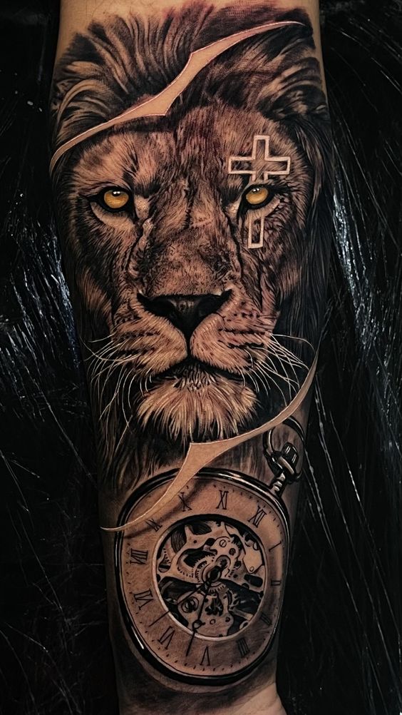 Tatuajes de leones para hombres