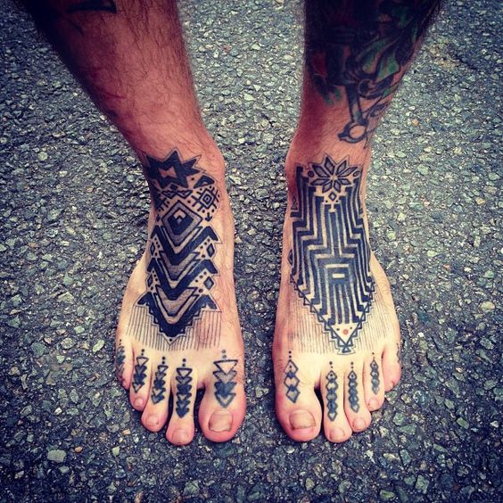 Tatouages ​​​​de pied pour hommes