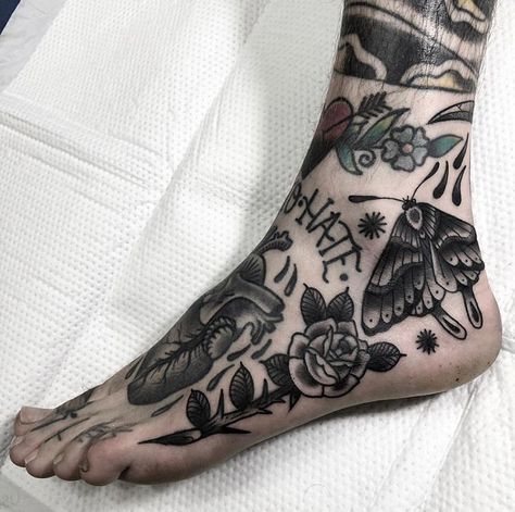 Foot Tattoos for Men
