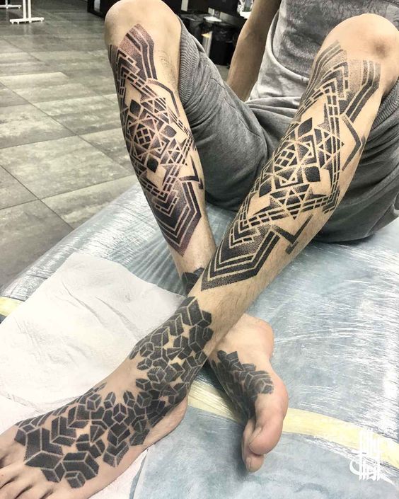 tatuajes de pies para hombres