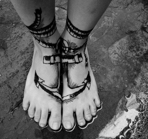 Tatuaggi del piede per gli uomini