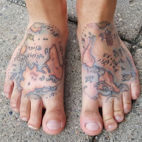Foot Tattoos for Men