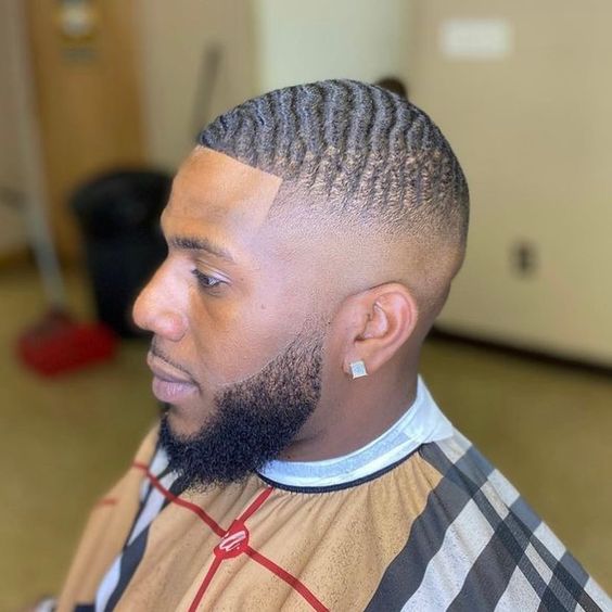 Cut 360 Waves With Male Gradient