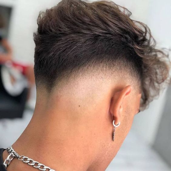 Men's Faux Hawk Low Fade Cut