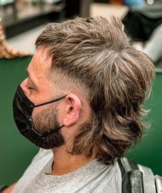 Male Casual Mullet Haircut