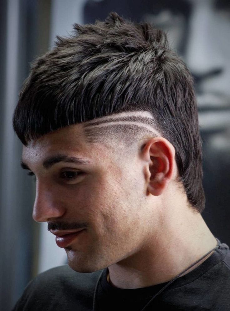 Male Casual Mullet Haircut
