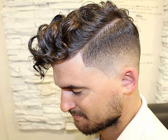 CURLY HAIR SIDE Haircuts for Men