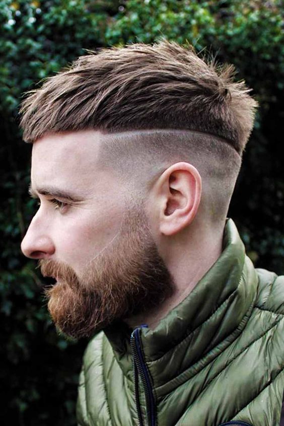 Men's Faux Hawk Razor Slash Haircuts