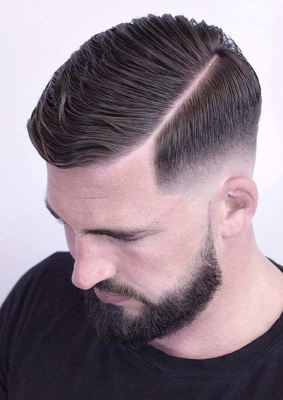 Hard Parting Razor Slash Haircuts for Men