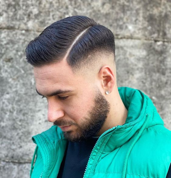 Hard Parting Razor Slash Haircuts for Men