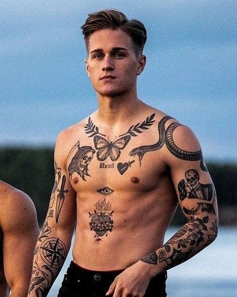 Tatuaggio da uomo per il 2023