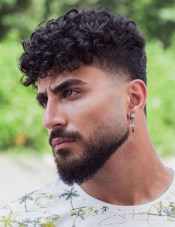 Curly and Wavy Men's Haircuts for 2024
