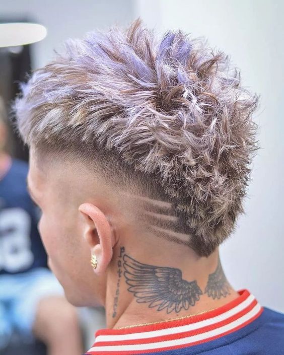 7 melhor ideia de desenho de raio  listras para cabelo, desenho de cabelo  masculino, listras no cabelo masculino