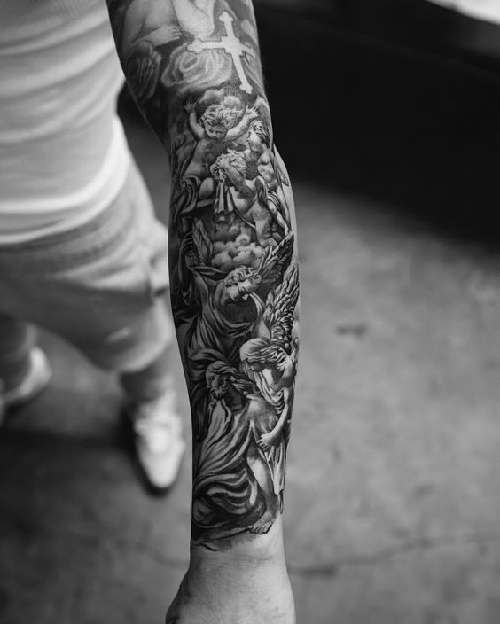 Tatuagem Sombreada Masculina