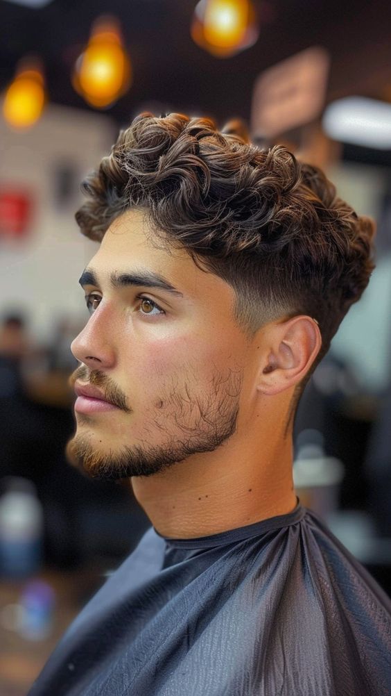 Corte de Cabelo Masculino CORTE LOW FADE COM TEXTURA