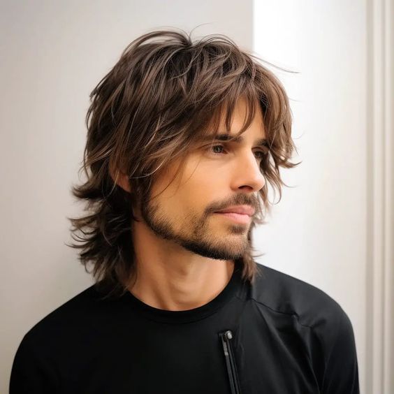 Corte de Cabelo Masculino CORTE SHAGGY DESALINHADO