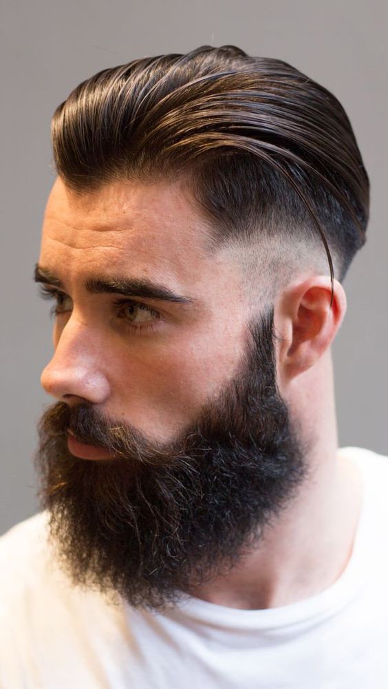 Men's Haircut SLICKED BACK CUT