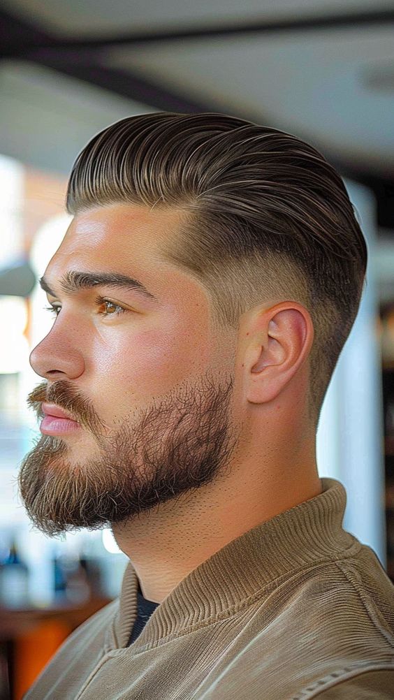 Men's Haircut SLICKED BACK CUT