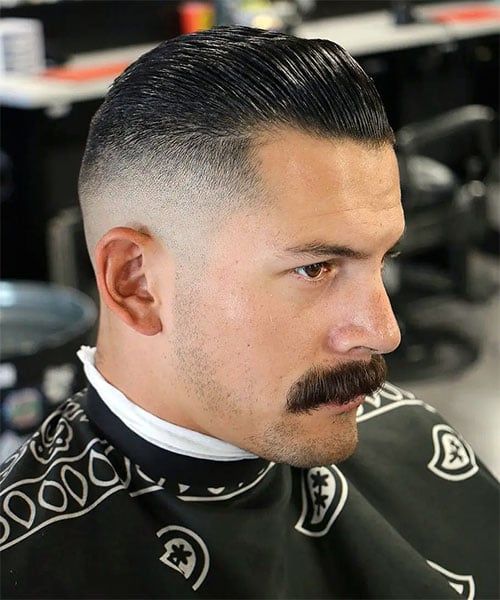 Men's Haircut SLICKED BACK CUT