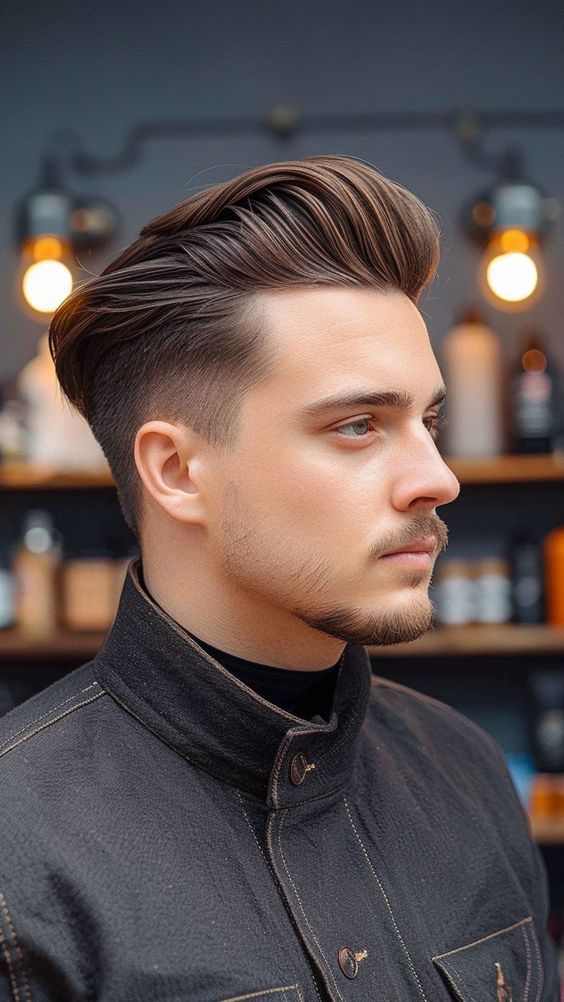 Men's Haircut SLICKED BACK CUT