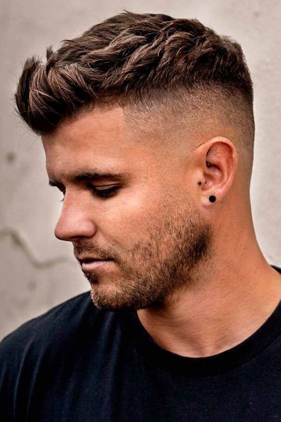 Corte de pelo recortado para hombres