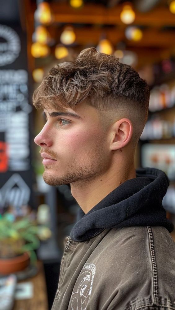 Corte de pelo recortado para hombres