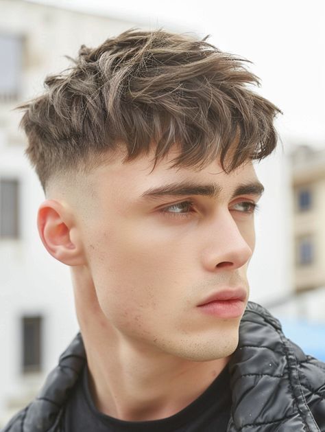 Casual French Crop Haircuts for Men