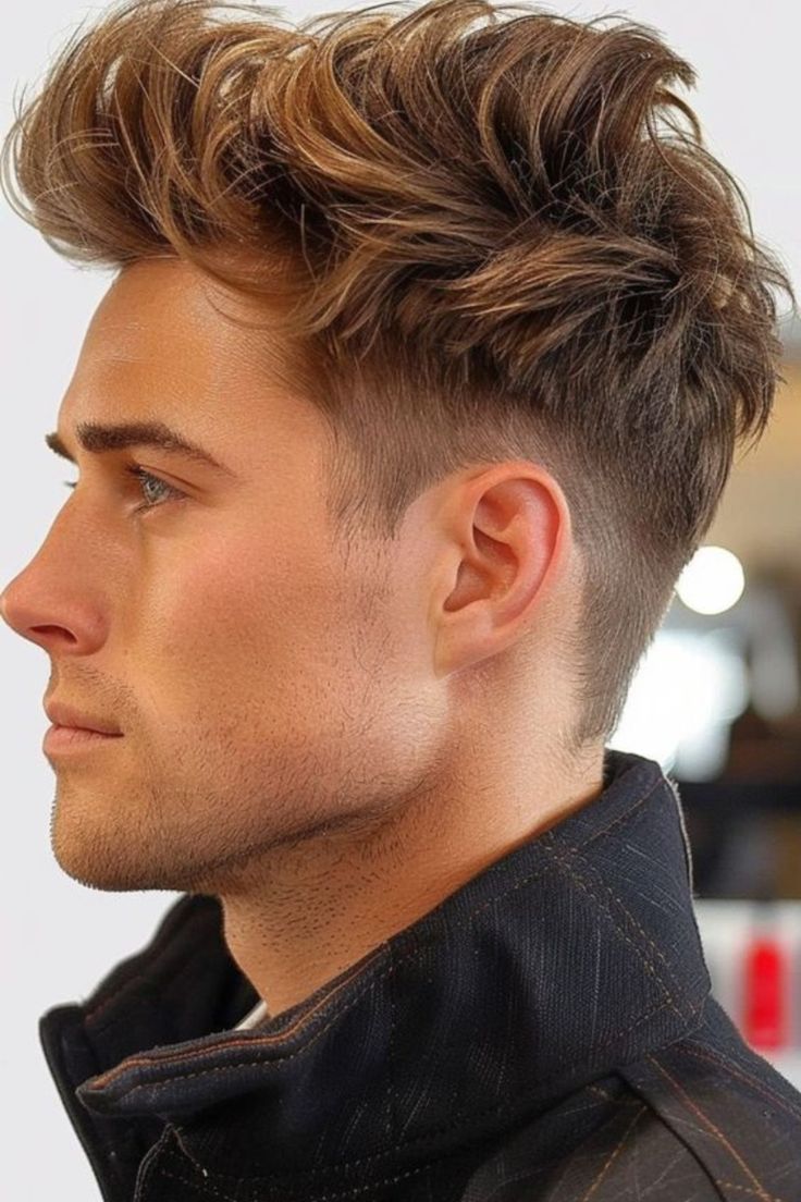 Casual Men's Haircuts: Unstructured Quiff