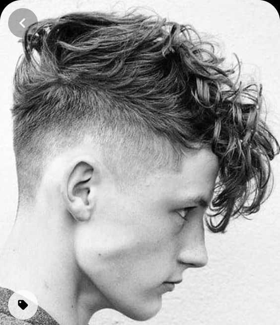 Casual Textured Men's Haircuts with Side Bangs