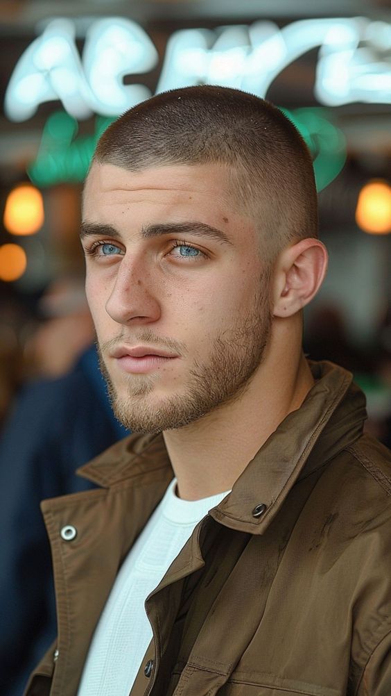 Men's Haircuts Refined Buzz Cut