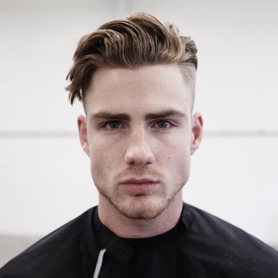 Men's Haircuts Disconnected Undercut