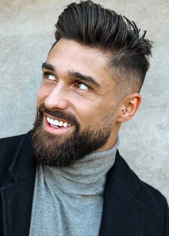 Short Men's Haircuts with Low Fade