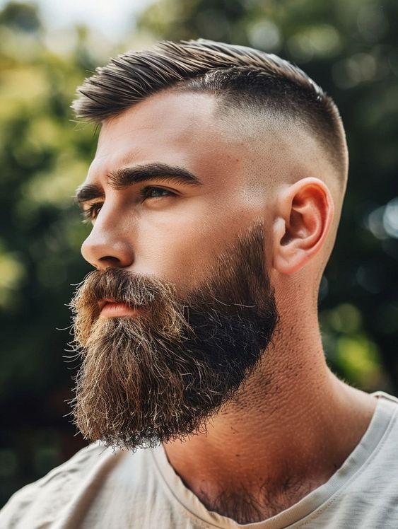 Short Men's Haircuts with Low Fade