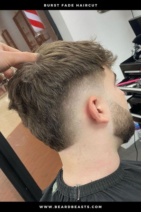 Men's Haircuts: Burst Fade with Mohawk