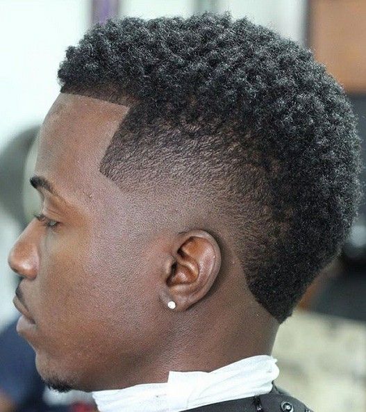 Men's Haircuts Low Fade with Hard Line