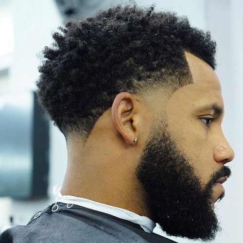 Men's Taper Fade Haircuts with Textured Top