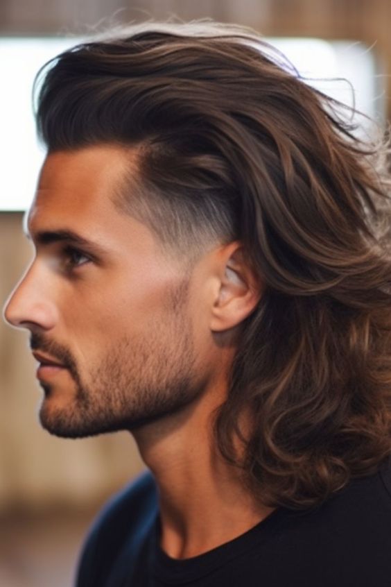 Cortes de pelo largos y texturizados para hombres.