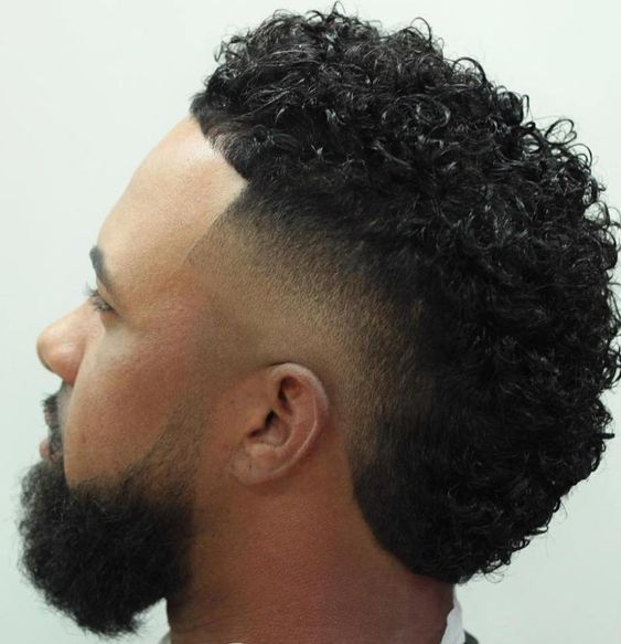 Wavy Faux Hawk Haircuts for Men