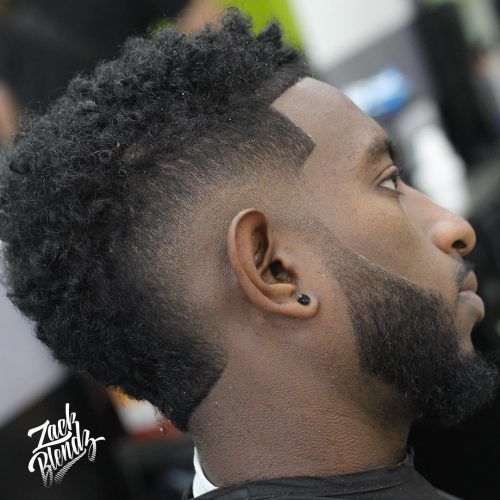 Coupes de cheveux ondulées en faux faucon pour hommes