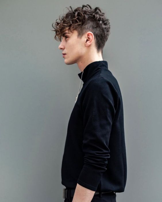 Wavy Faux Hawk Haircuts for Men