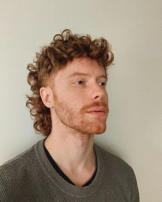 Wavy Mullet Haircuts for Men