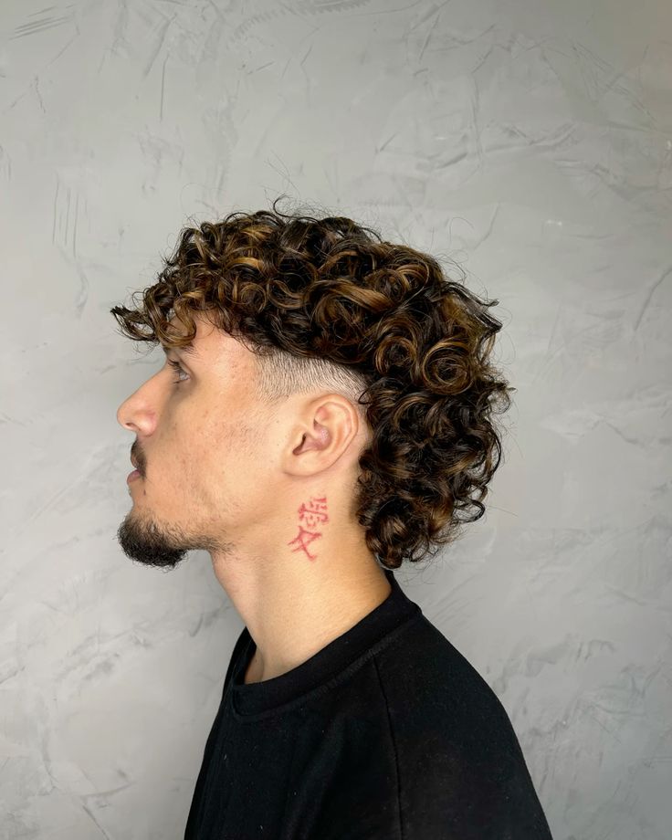 Wavy Mullet Haircuts for Men