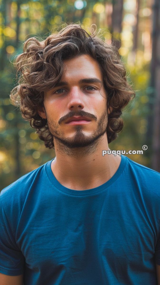 Wavy Shag Haircuts for Men