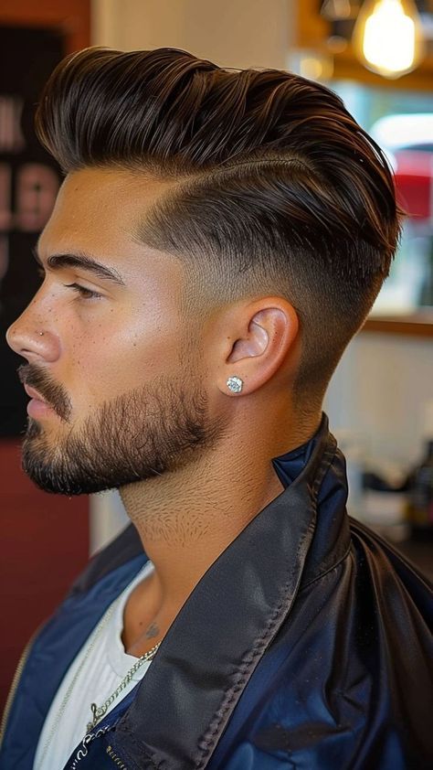 Updated Pompadour Men's Haircuts